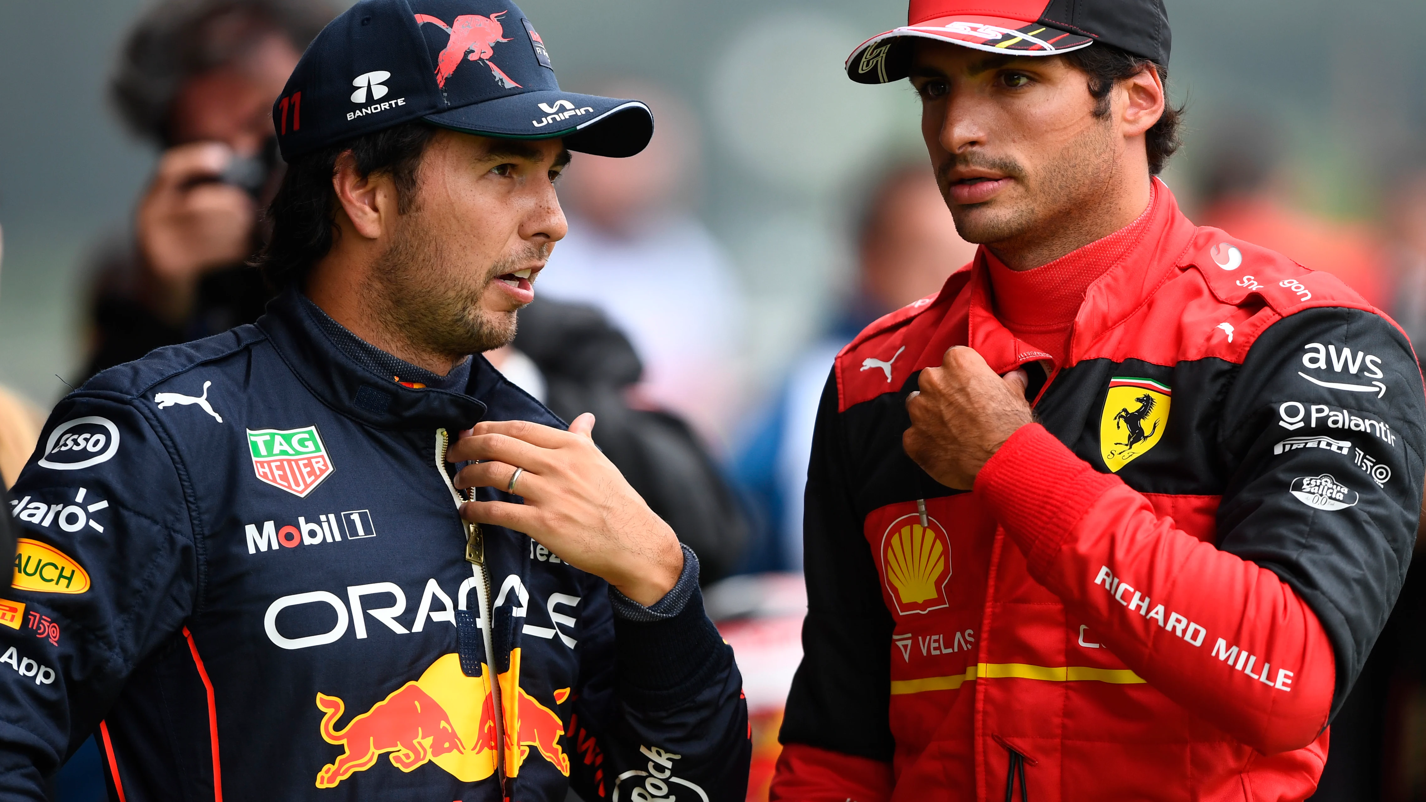 Sergio Pérez y Carlos Sainz