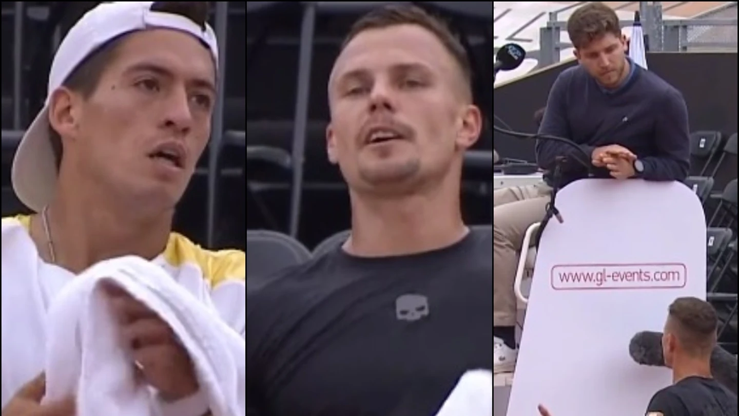 Tremenda bronca entre dos jugadores en un partido de tenis: "Grita como una p***" Tremenda bronca entre dos jugadores en un partido de tenis: "Grita como una p***"