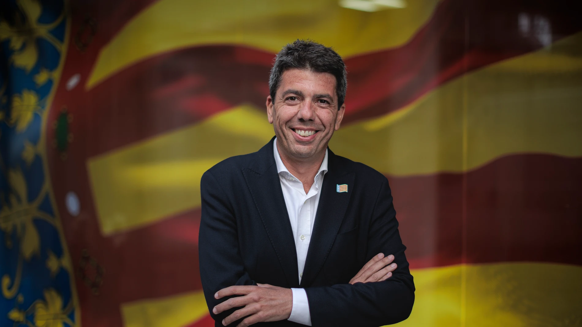 El candidato del Partido Popular a la presidencia de la Generalitat de Valencia, Carlos Mazón