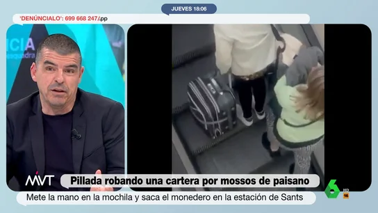Sorprendentes imágenes: agentes de paisano graban a una carterista robando a una usuaria en el metro Sorprendentes imágenes: agentes de paisano graban a una carterista robando a una usuaria en el metro