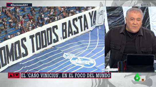 Ferreras, tras la reacción internacional al 'caso Vinicius': "Es el deterioro insoportable del fútbol español" Ferreras, tras la reacción internacional al 'caso Vinicius': "Es el deterioro insoportable del fútbol español"