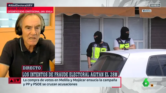 El mensaje de Javier Pérez-Royo tras la compra de votos: "El riesgo de fraude electoral es casi inexistente" El mensaje de Javier Pérez-Royo tras la compra de votos: "El riesgo de fraude electoral es casi inexistente"