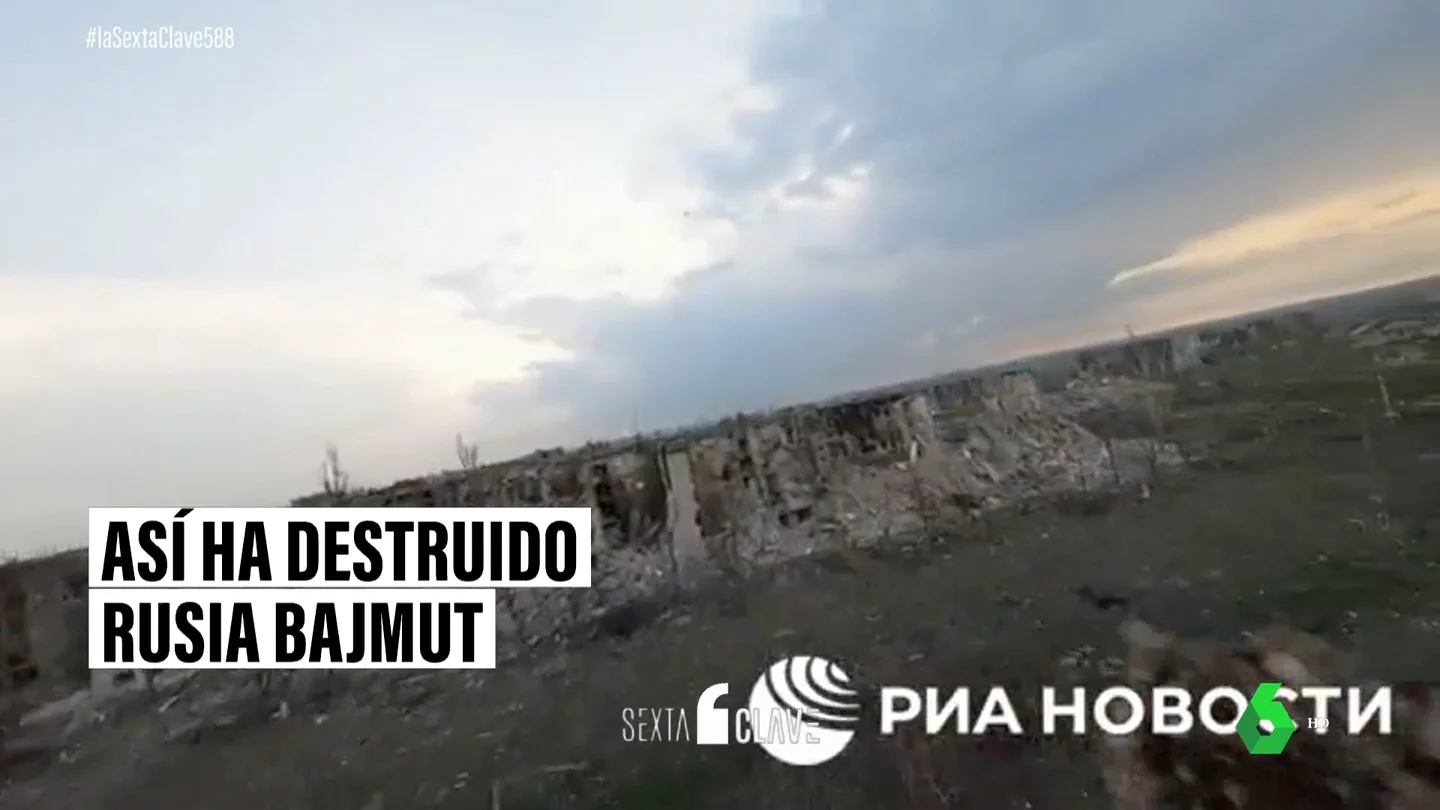 La imagen de la desolación de la guerra: en Bajmut ya no quedan parques ni jardines, solo escombros La imagen de la desolación de la guerra: en Bajmut ya no quedan parques ni jardines, solo escombros