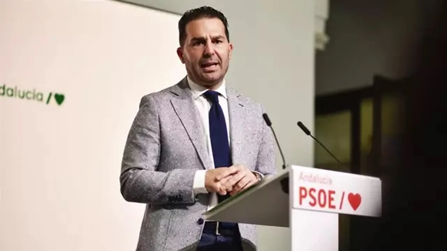 El secretario de Organización del PSOE-A, Noel López El secretario de Organización del PSOE-A, Noel López