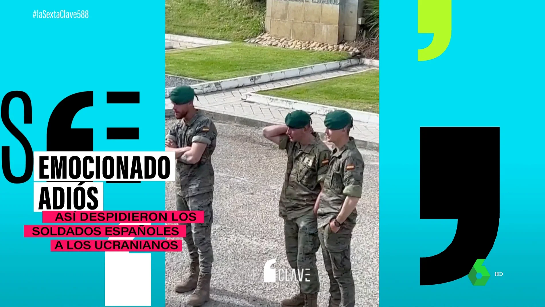 Así fue la emotiva despedida de los soldados ucranianos entrenados en España: los militares no contuvieron las lágrimas