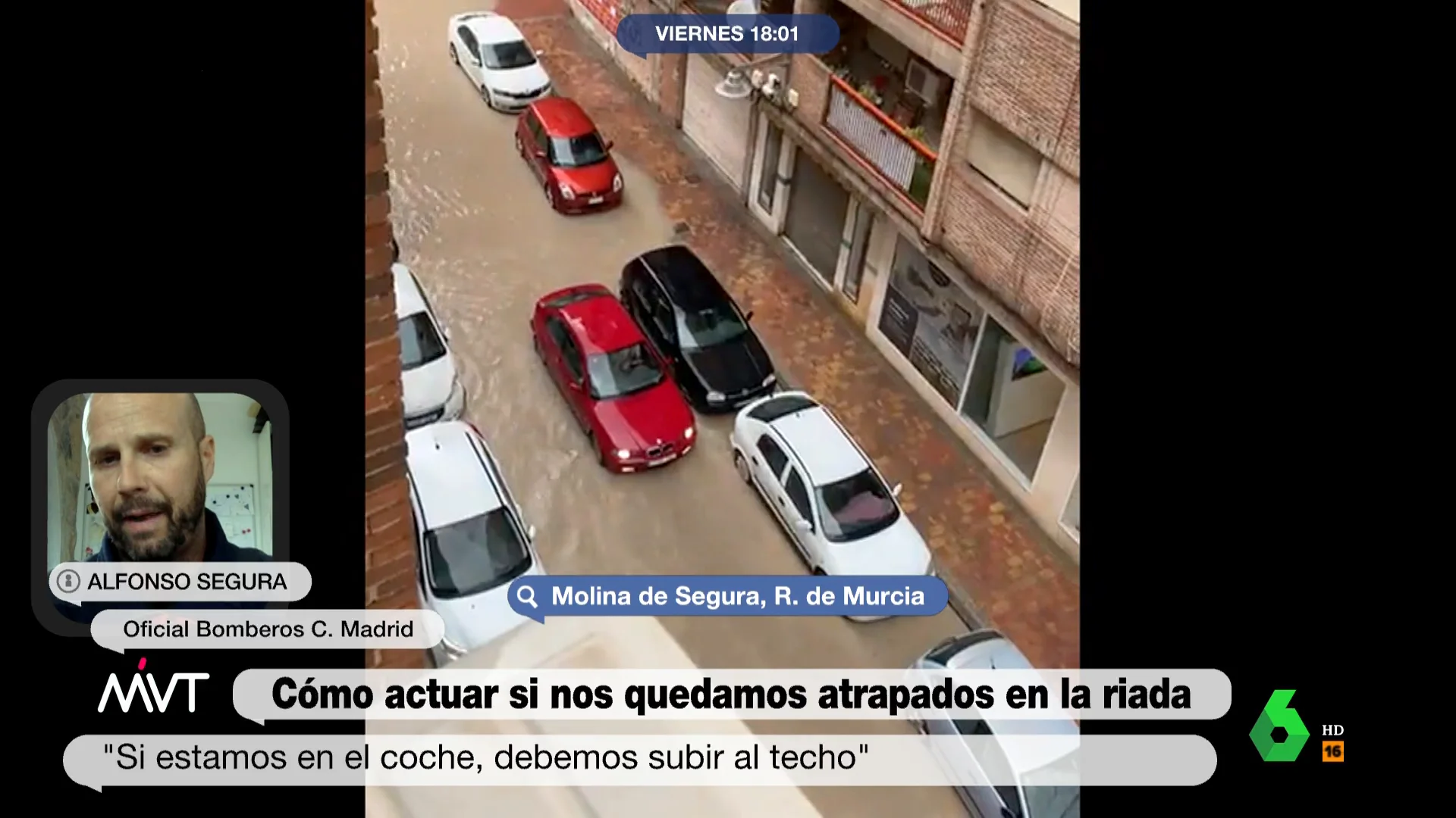 Qué hacer si nos quedamos atrapados en una riada con el coche