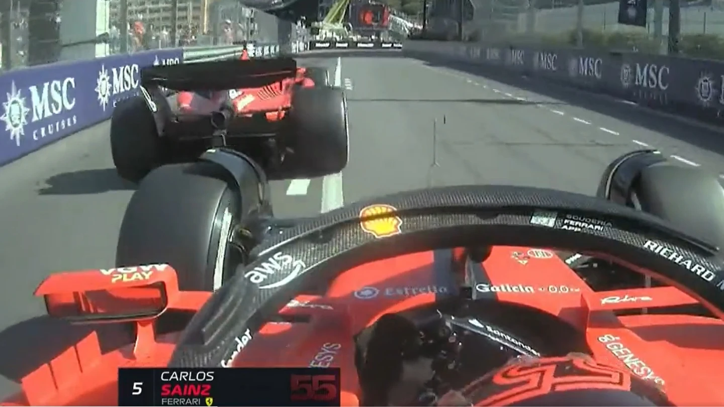 Carlos Sainz, justo tras Leclerc en Mónaco Carlos Sainz, justo tras Leclerc en Mónaco