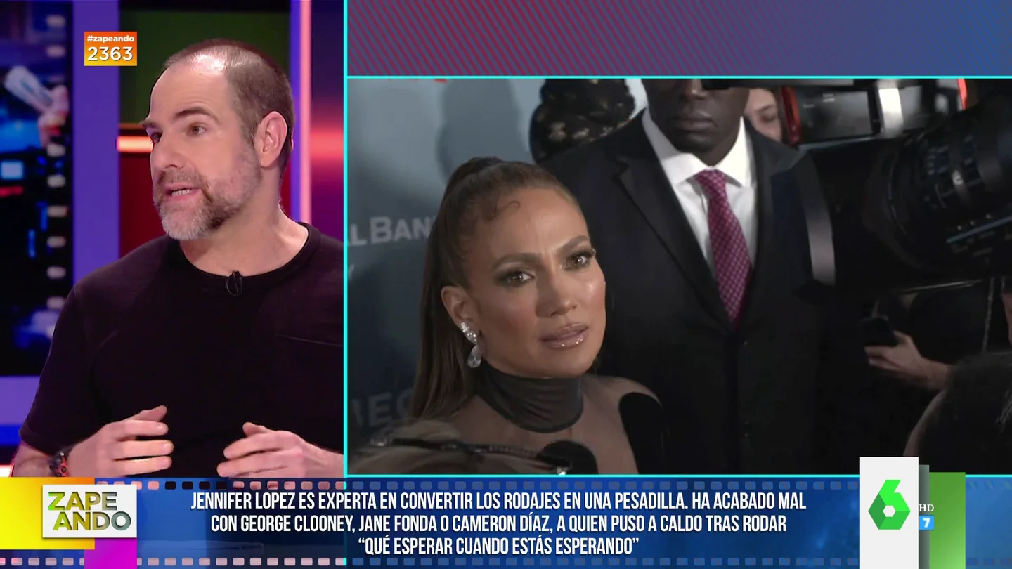 Alberto Rey, de la escena en la que Jennifer López da una bofetada a Jane Fonda en La madre del novio Alberto Rey, de la escena en la que Jennifer López da una bofetada a Jane Fonda en La madre del novio