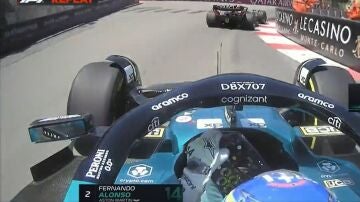 Fernando Alonso se encuentra con Pérez