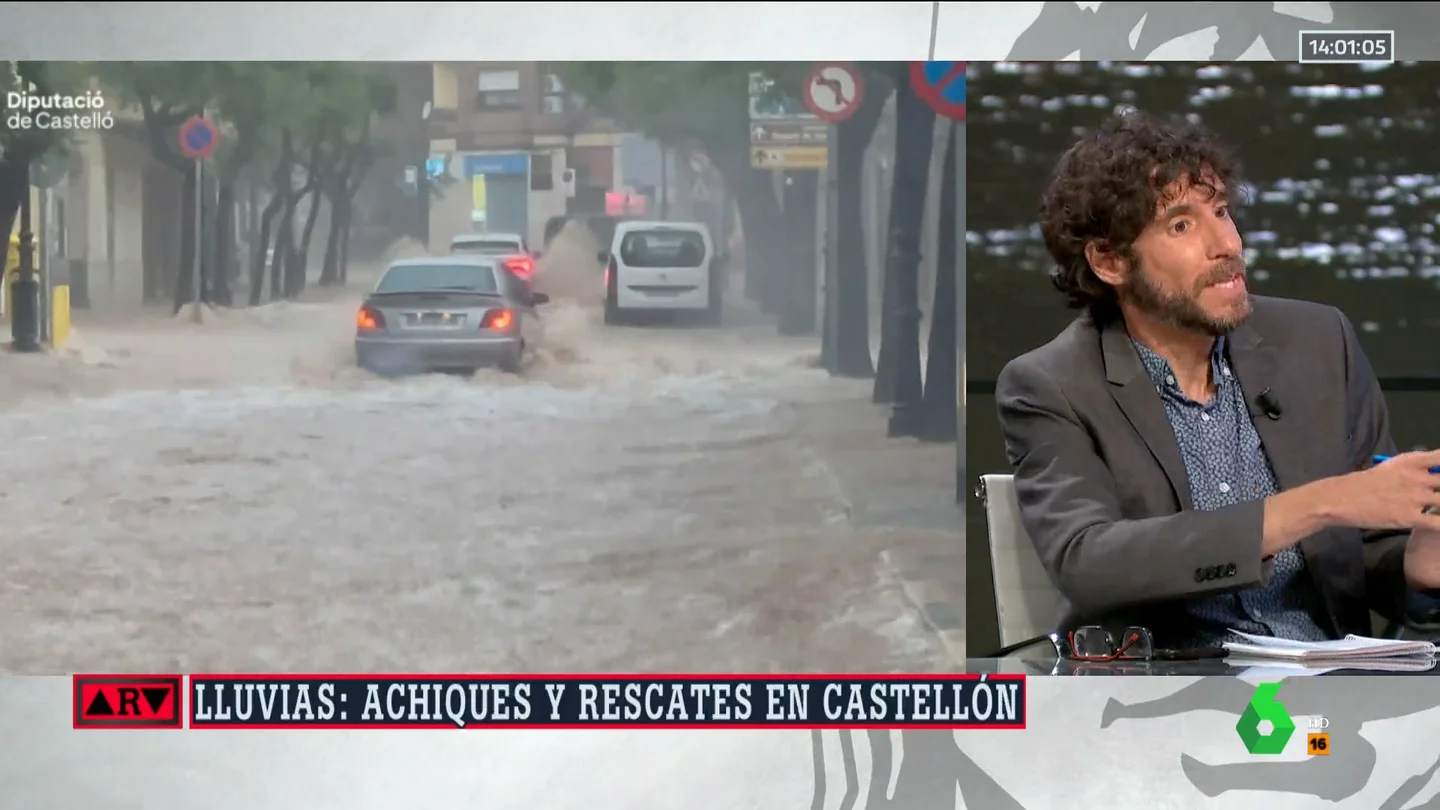 Mario Viciosa, divulgador científico, en Al Rojo Vivo. ARV - No, esta lluvia no acabará con la sequía que sufre España: "Solo nos puede aliviar"