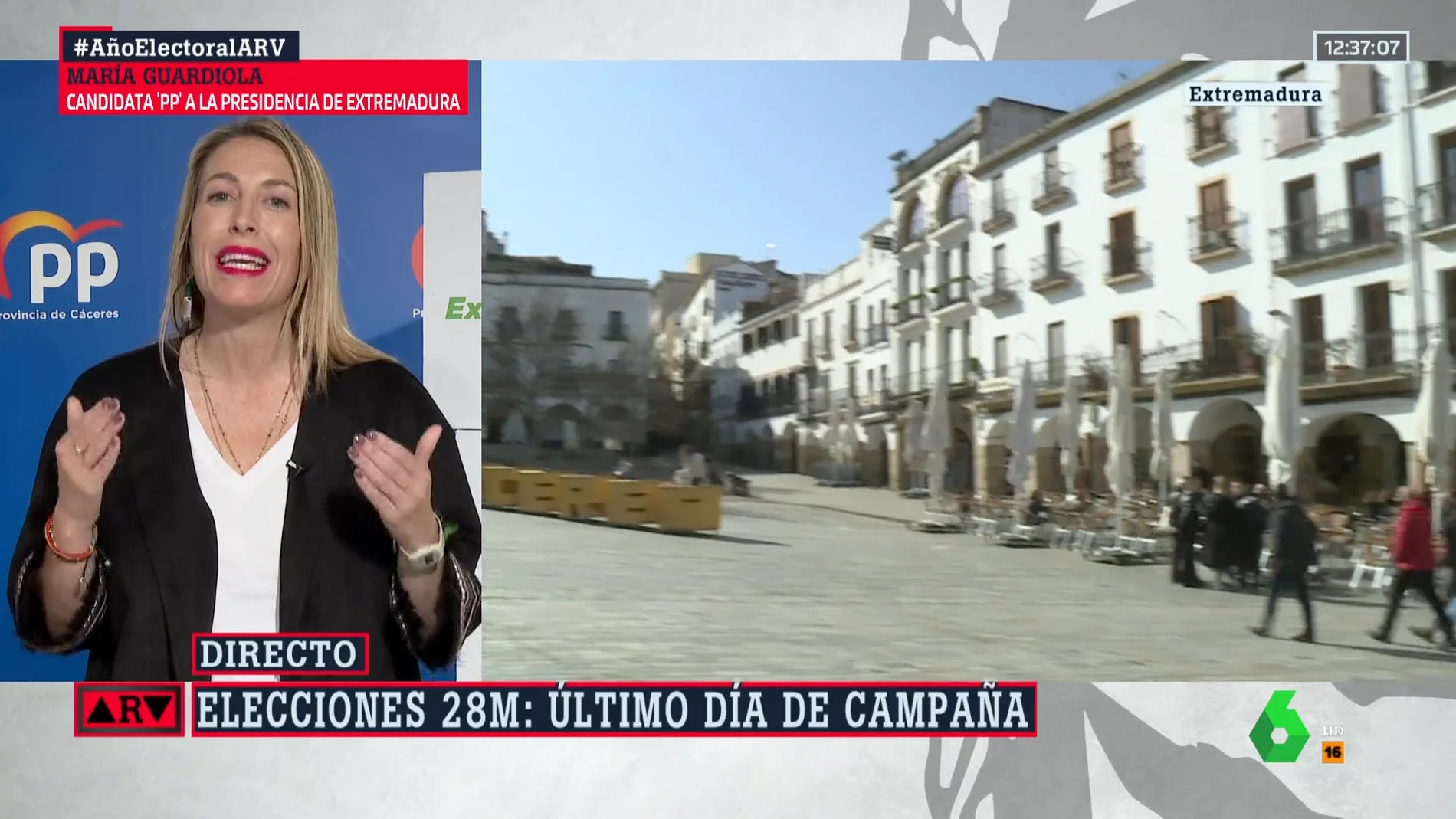 María Guardiola, candidata del PP a la presidencia de Extremadura