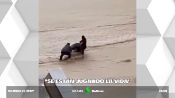 Habla el hombre que rescató al niño caído de un carrito en la riada de Molina del Segura: "Estaba mojado hasta el cuello"