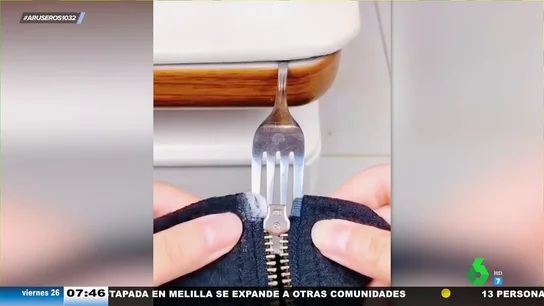El truco definitivo para arreglar las cremalleras: solo necesitas un tenedor El truco definitivo para arreglar las cremalleras: solo necesitas un tenedor