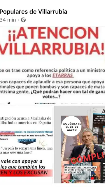 Publicación del PP de Villarrubia Publicación del PP de Villarrubia