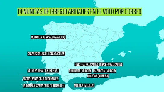 Denuncias de irregularidades en el voto por correo Denuncias de irregularidades en el voto por correo
