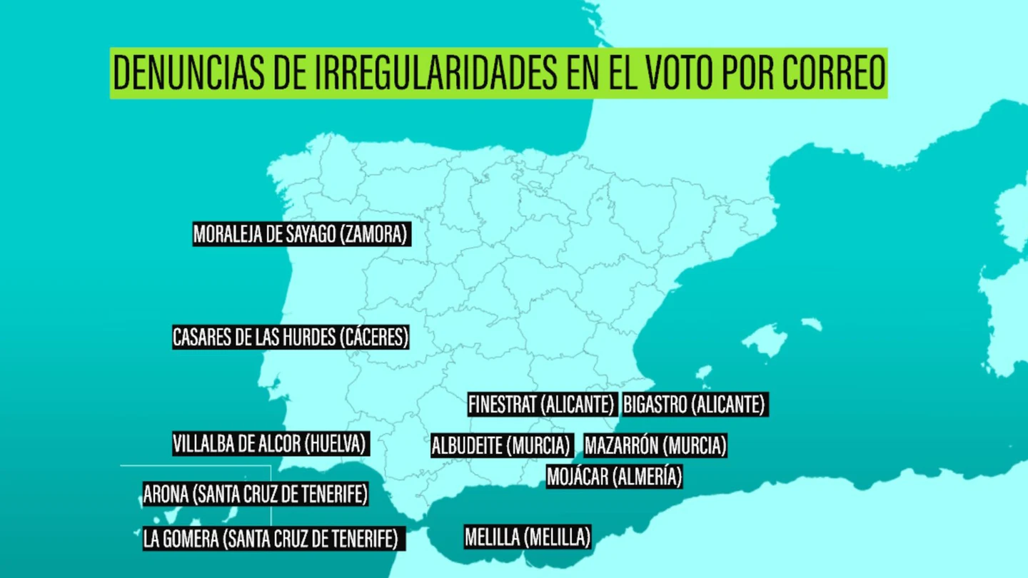 Denuncias de irregularidades en el voto por correo Denuncias de irregularidades en el voto por correo