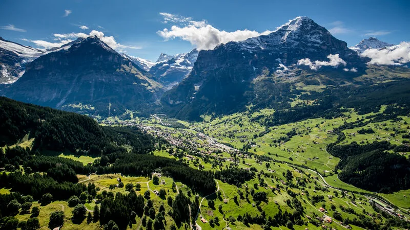 Grindelwald, pueblo de la región de Jungfrau Grindelwald, pueblo de la región de Jungfrau