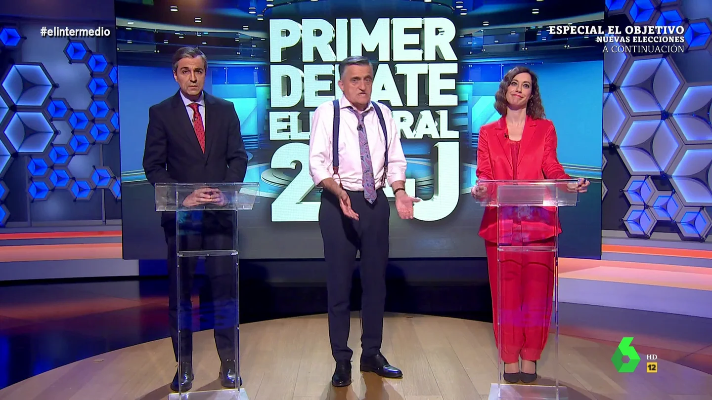 Pisos amueblados y una maceta en La Moncloa: las promesas de 'Sánchez' y 'Ayuso' en el primer debate electoral Pisos amueblados y una maceta en La Moncloa: las promesas de 'Sánchez' y 'Ayuso' en el primer debate electoral
