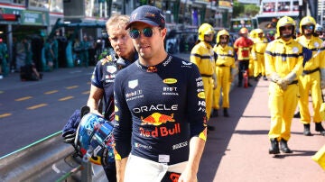 Sergio Pérez en el GP Mónaco