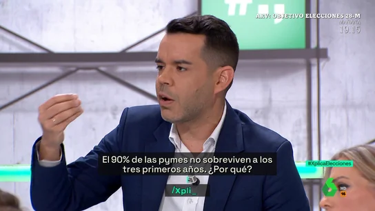 Camarero analiza el problema del emprendimiento en España José María Camarero afirma en laSexta Xplica que uno de los grandes problemas del emprendimiento en España es que "no nos gusta decir que no ha salido bien" y carga contra el ideal de la multinacional que nace en un garaje: "Es muy peliculero".
