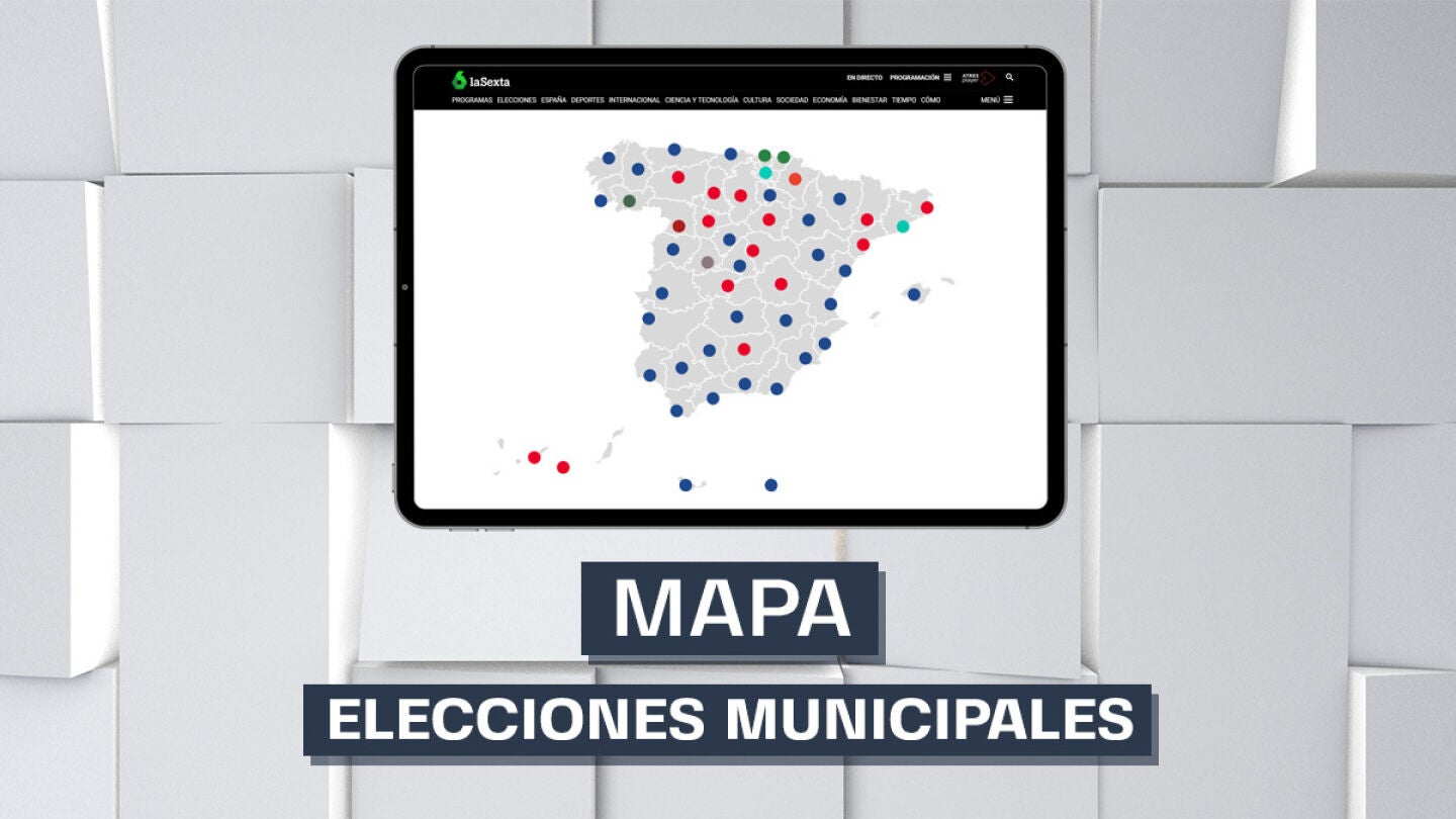 El mapa de las elecciones municipales del 28M