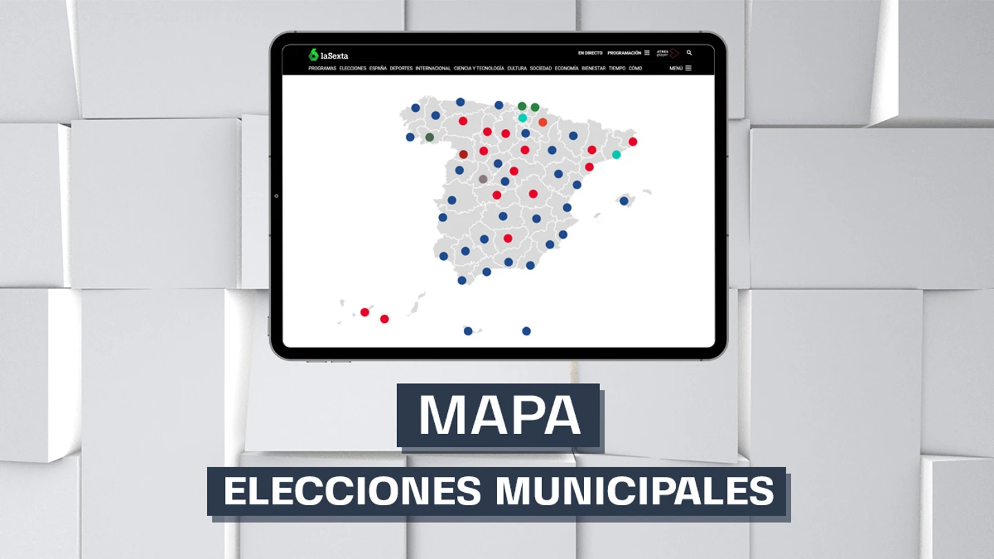 El mapa de las elecciones municipales del 28M El mapa de las elecciones municipales del 28M