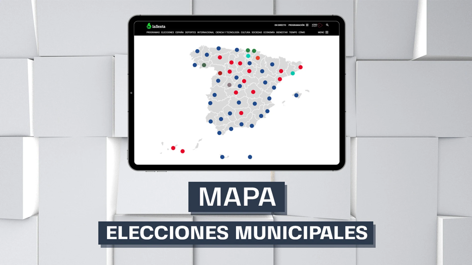 El mapa de las elecciones municipales del 28M