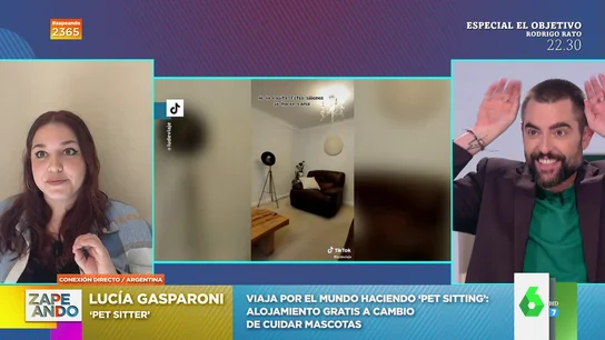 La rotunda respuesta de Lucía cuando Dani Mateo le propone cuidar arañas para viajar gratis La rotunda respuesta de Lucía cuando Dani Mateo le propone cuidar arañas para viajar gratis