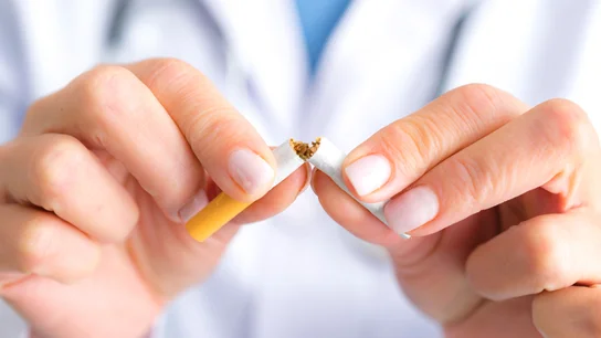 Un cigarro roto. Un cigarro roto.