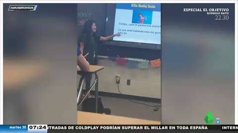 Una profesora de Estados Unidos 'enseña' español usando canciones de reguetón: "La morra anda bailando sola"