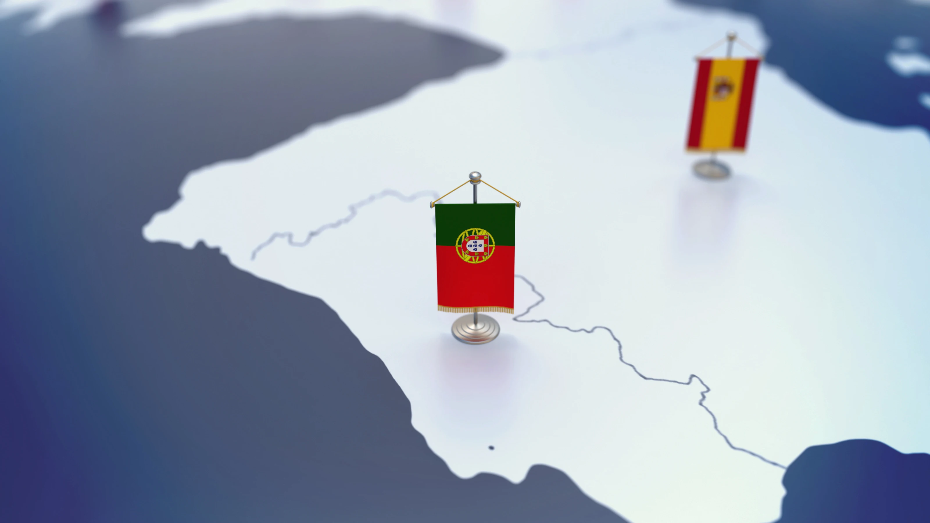 Mapa de España y Portugal Mapa de España y Portugal