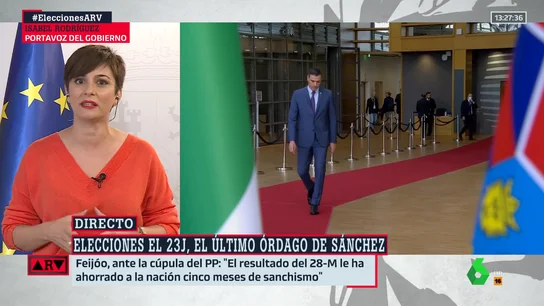 Isabel Rodríguez llama a concentrar el voto el 23J para combatir "la ola de populismo" Isabel Rodríguez llama a concentrar el voto el 23J para combatir "la ola de populismo"