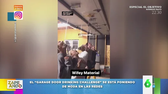 Beber de la puerta del garaje: así es el nuevo reto que arrasa en redes sociales Beber de la puerta del garaje: así es el nuevo reto que arrasa en redes sociales