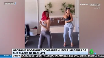 Georgina Rodríguez lo da todo bailando bachata