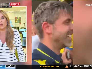 Paula del Fraile muestra las lágrimas de José Yélamo por la victoria del Cádiz en Playoff: &quot;No le vi llorar ni cuando nació su hija&quot;
