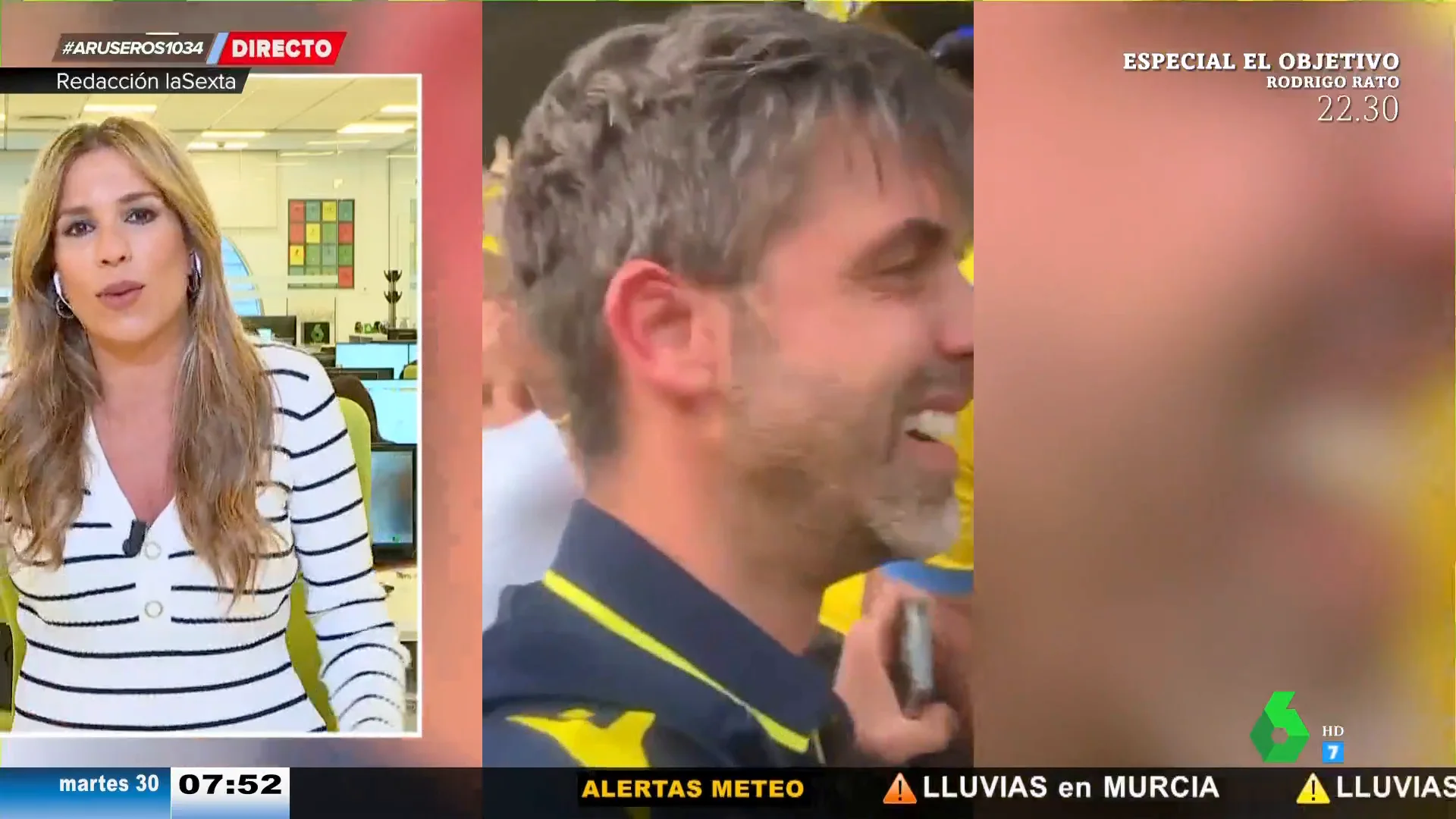 Paula del Fraile muestra las lágrimas de José Yélamo por la victoria del Cádiz en Playoff: "No le vi llorar ni cuando nació su hija"