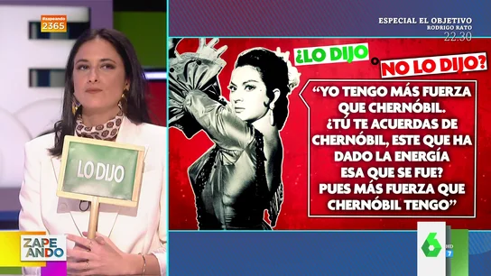 "Licenciada en 'Lolismo'": María Peláe se somete a la prueba definitiva para demostrar que es fan de Lola Flores "Licenciada en 'Lolismo'": María Peláe se somete a la prueba definitiva para demostrar que es fan de Lola Flores