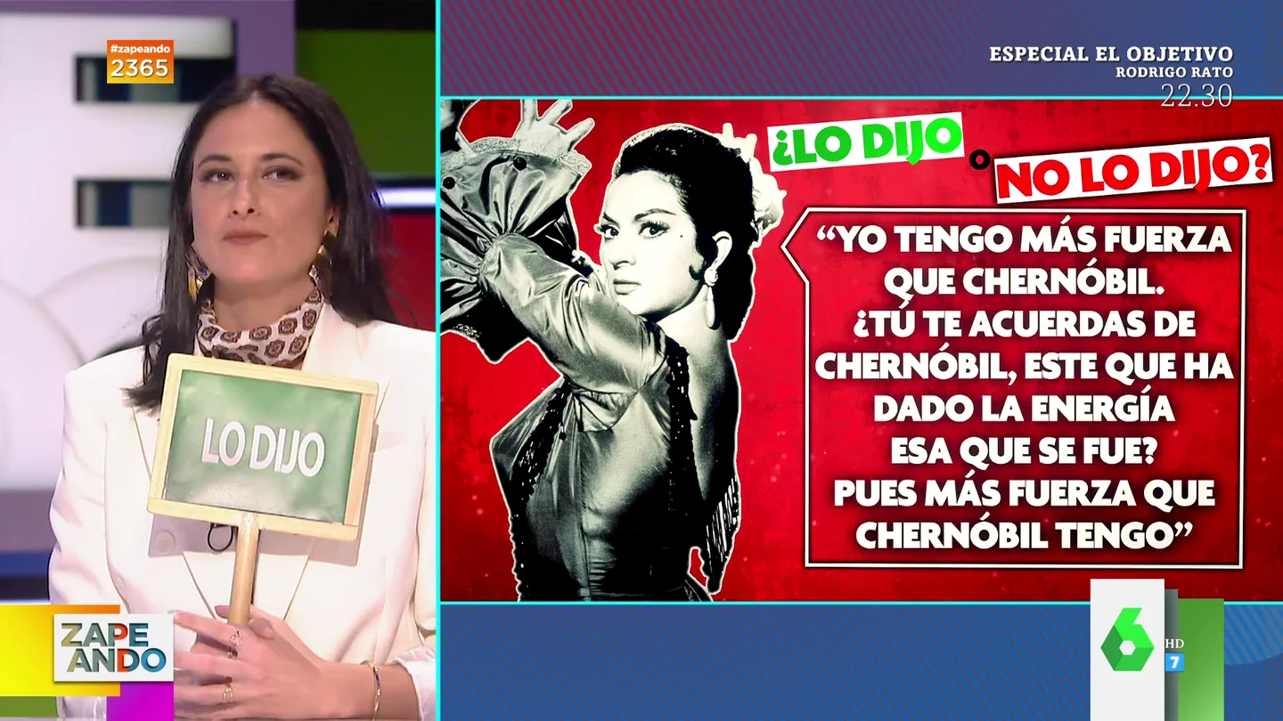 "Licenciada en 'Lolismo'": María Peláe se somete a la prueba definitiva para demostrar que es fan de Lola Flores "Licenciada en 'Lolismo'": María Peláe se somete a la prueba definitiva para demostrar que es fan de Lola Flores