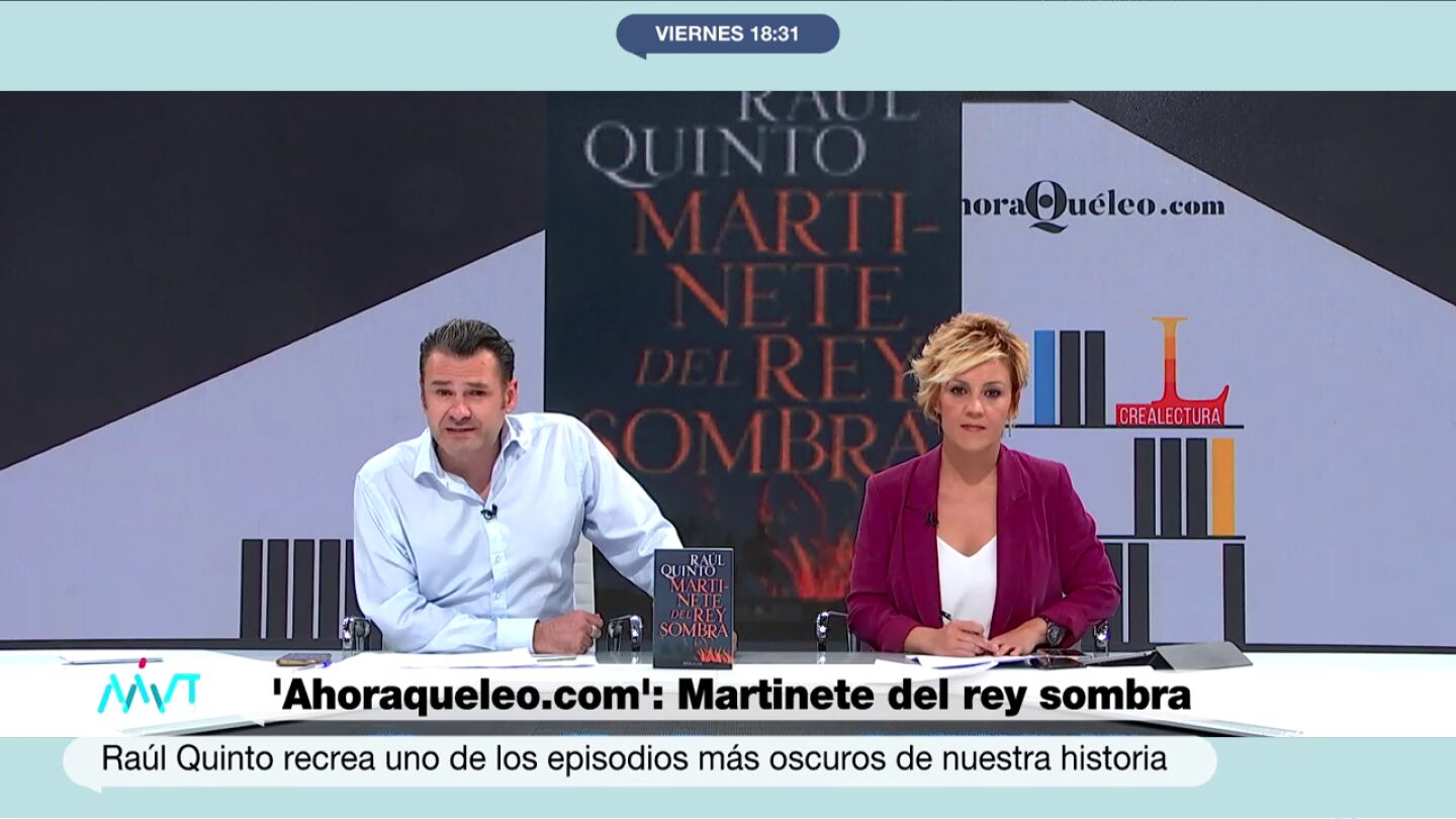 'Martinete del rey sombra', de Raúl Quinto, recomendado en Más Vale Tarde 'Martinete del rey sombra', de Raúl Quinto, recomendado en Más Vale Tarde