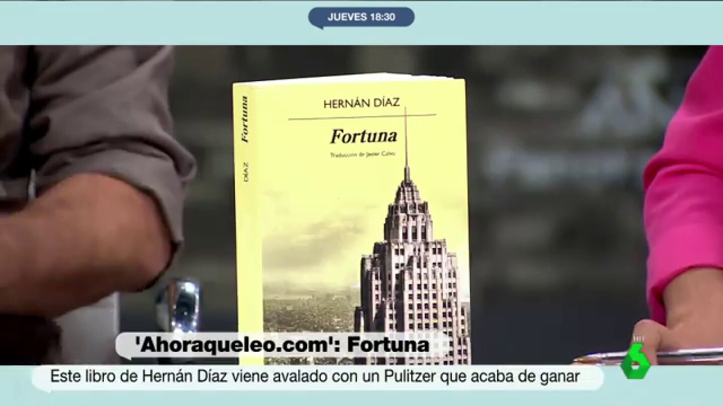 'Fortuna', de Hernán Díaz, en Más Vale Tarde 'Fortuna', de Hernán Díaz, en Más Vale Tarde