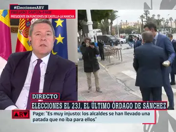 García Page pide al PSOE que vaya al 23J &quot;con mentalidad absoluta&quot; para no hacer escoger entre &quot;lo malo y lo peor&quot;