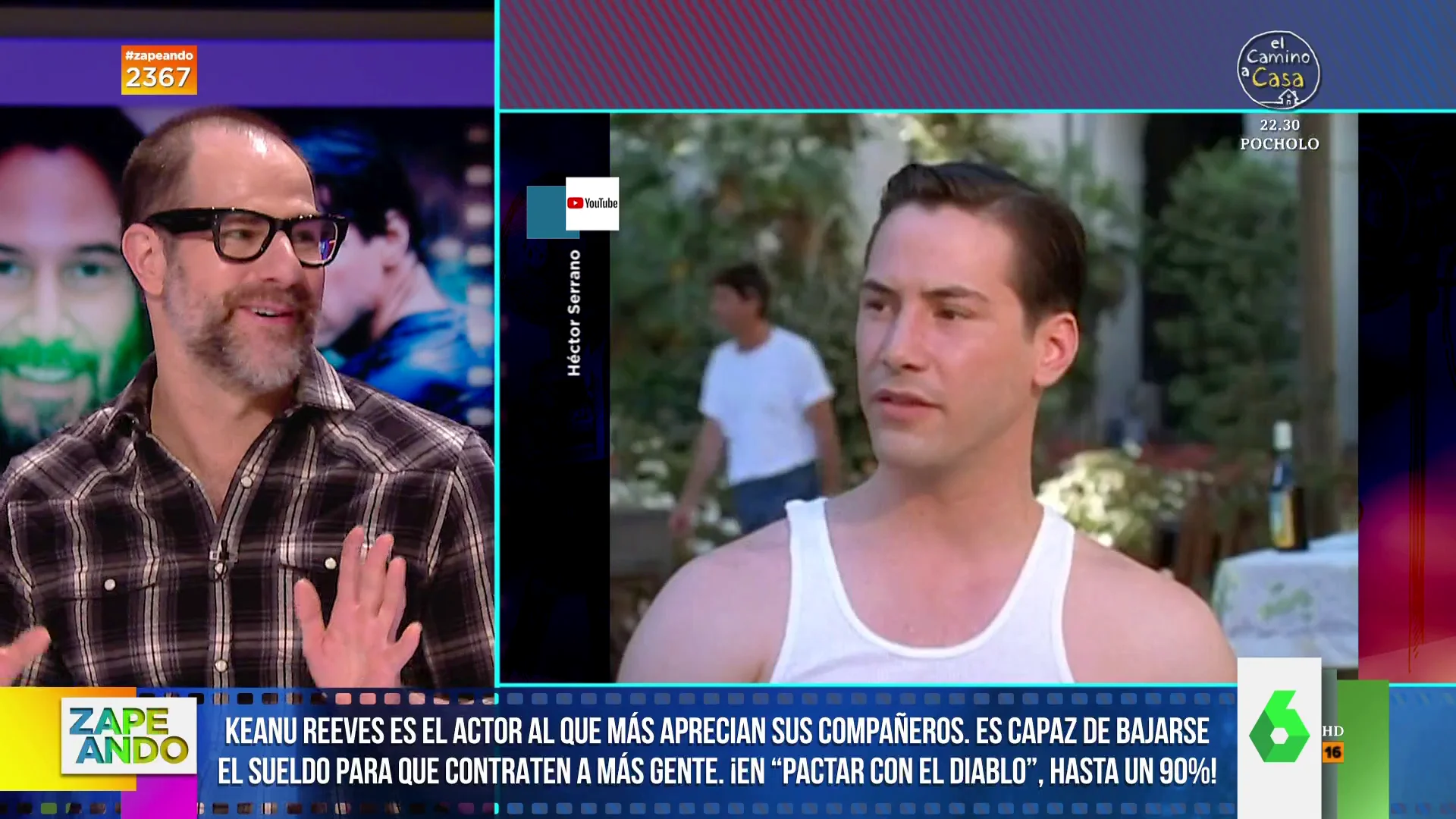 "Podría ser un capullo integral pero no": Alberto Rey cuenta por qué Keanu Reeves tiene fama de ser muy buena persona