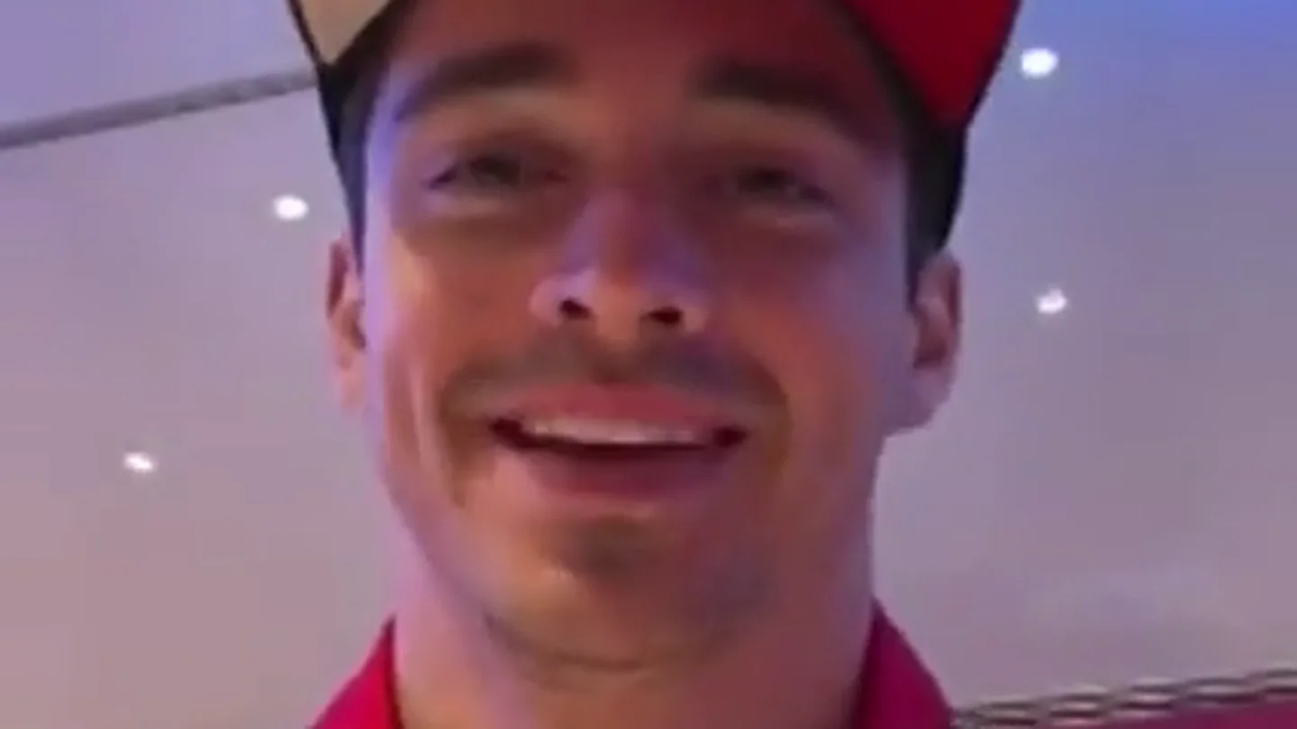 El mensaje de Leclerc para este fin de semana... en español El mensaje de Leclerc para este fin de semana... en español