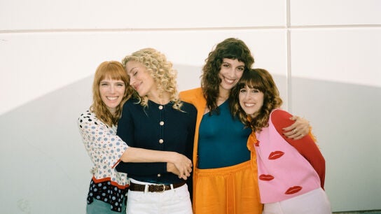 Diana G&oacute;mez, Teresa Riott, Silma L&oacute;pez y Paula Malia, protagonistas de 'Valeria'.