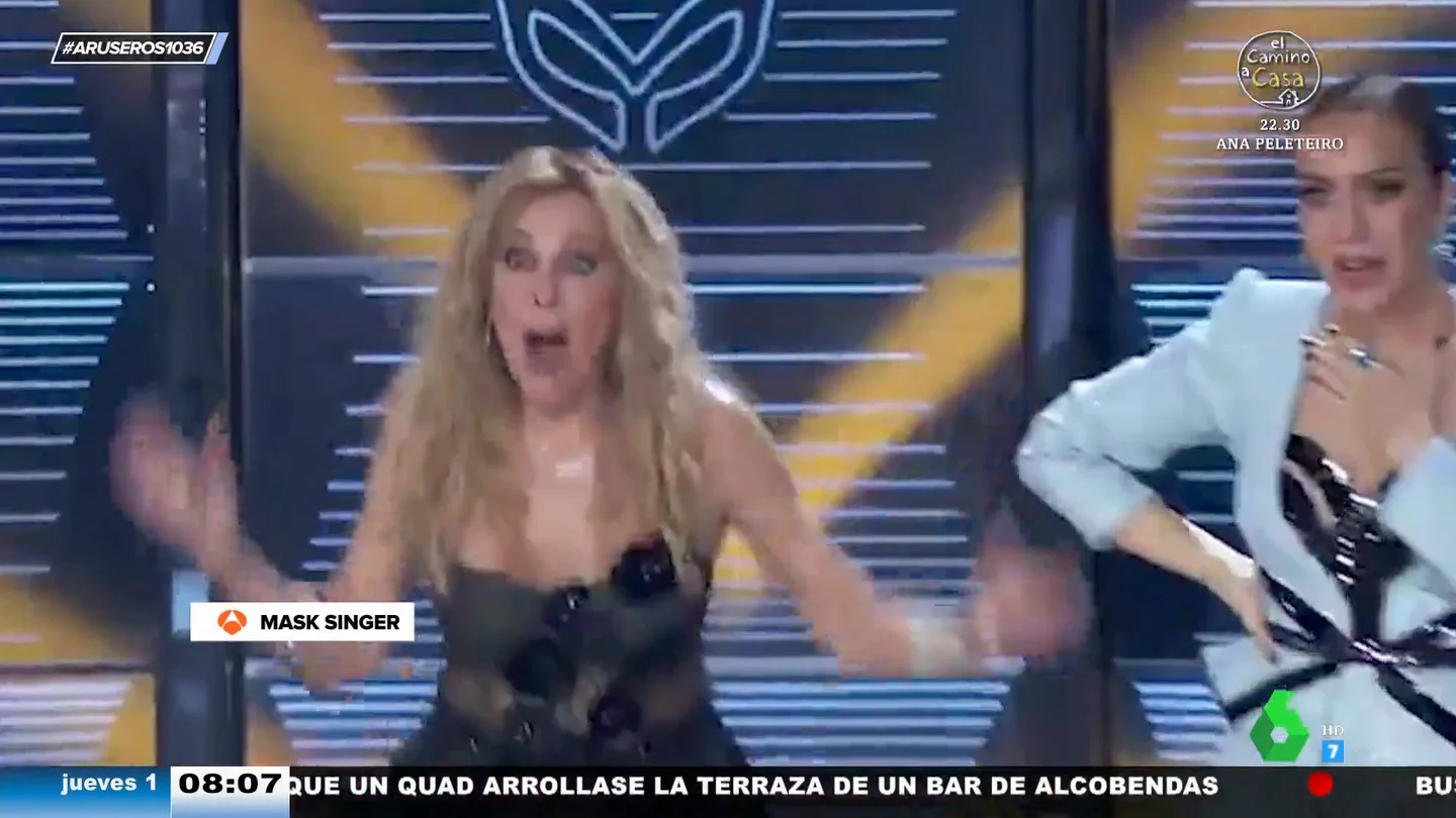 La gran noche de Ana Obregón en Mask Singer: adivina quién es una de las máscaras y se reencuentra con una amiga La gran noche de Ana Obregón en Mask Singer: adivina quién es una de las máscaras y se reencuentra con una amiga