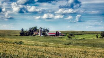 Granja en Iowa, Estados Unidos
