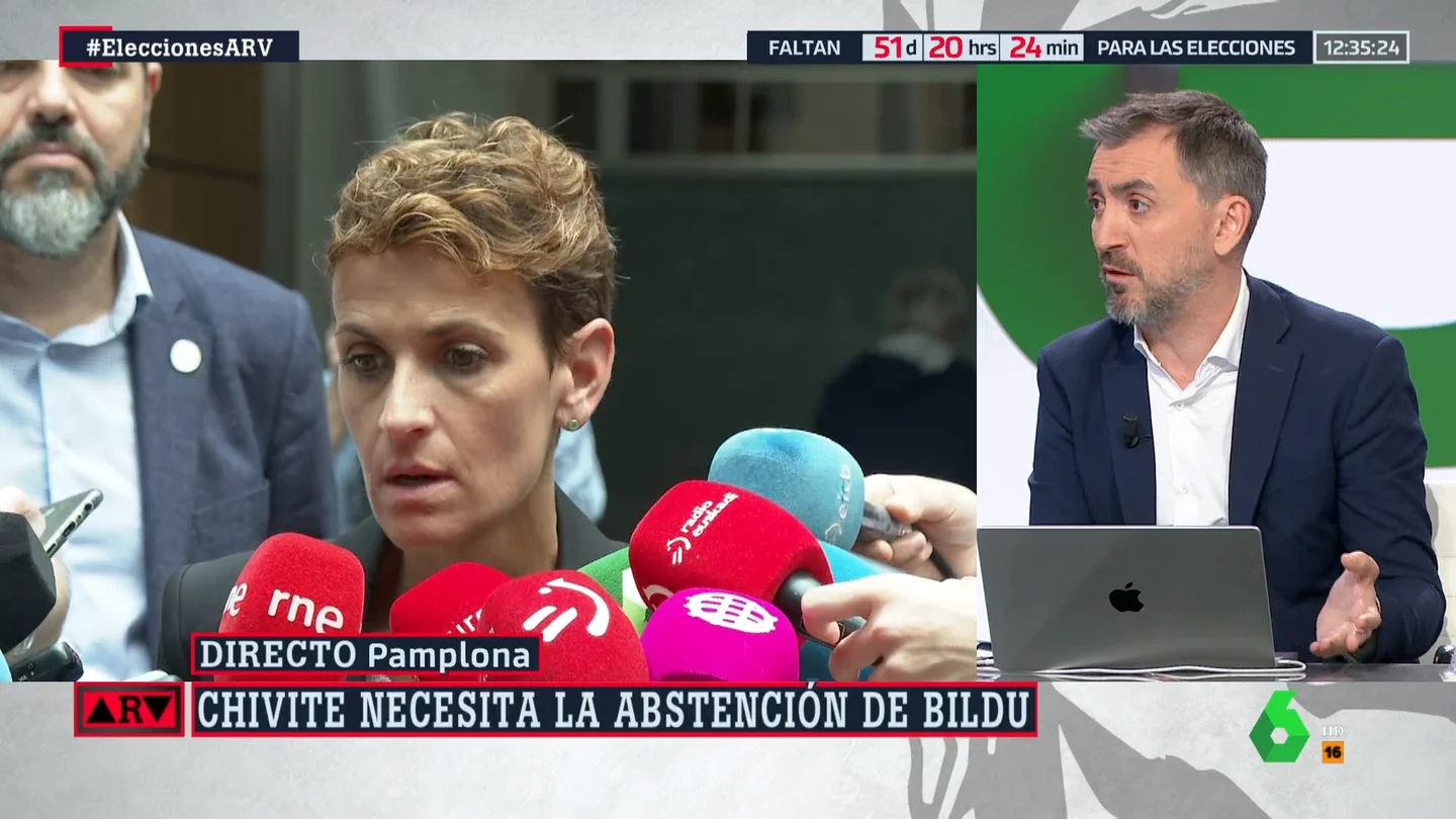 Ignacio Escolar, tajante al hablar de Bildu: "No es un socio prioritario del Gobierno" Ignacio Escolar, tajante al hablar de Bildu: "No es un socio prioritario del Gobierno"