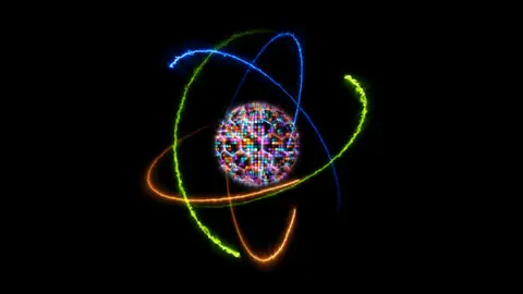 Ilustración de una red de comunicaciones cuánticas Ilustración de una red de comunicaciones cuánticas