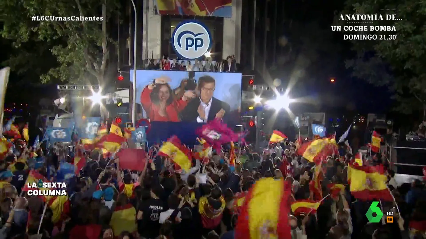 El 'ritual' del balcón de Génova desde la época de Aznar que 'vaticina' una victoria del PP en las elecciones generales La imagen de Alberto Núñez Feijóo celebrando la victoria del PP en las autonómicas y municipales del 28M recuerda a otras fiestas del PP con Aznar o Rajoy, que luego ganaron las generales. Los expertos analizan en este vídeo si se repetirá el 23J.