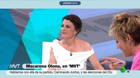 Cristina Pardo pone a Macarena Olona contra las cuerdas: "¿Es usted de fiar?" Cristina Pardo pone a Macarena Olona contra las cuerdas: "¿Es usted de fiar?"
